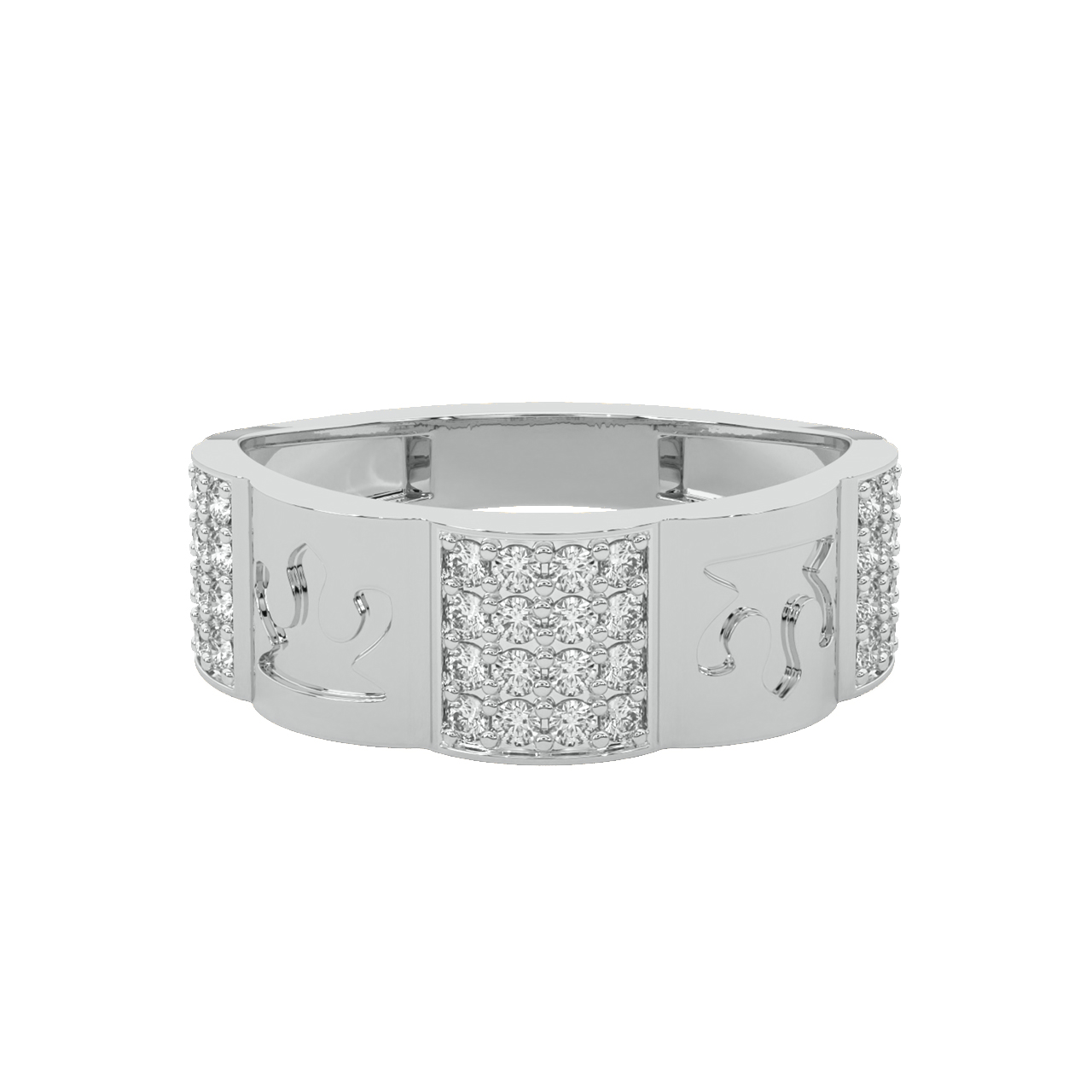 Amiyah Round Diamond Ring For Men